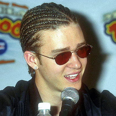 corn row hairstyles. Justin Timberlake cornrow